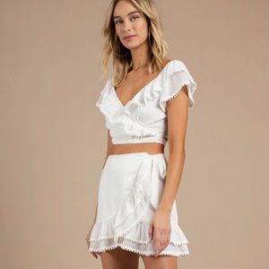 Tobi Morgan Ruffle skirt set